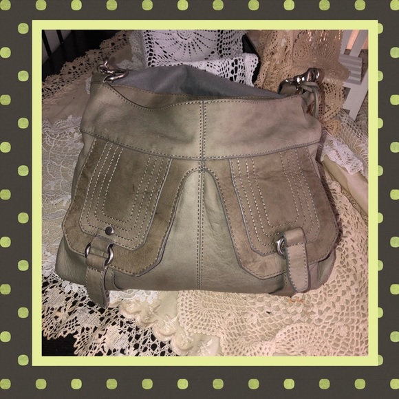 The Sak Distressed Leather Shoulder Bag USED - Picture 2 of 7